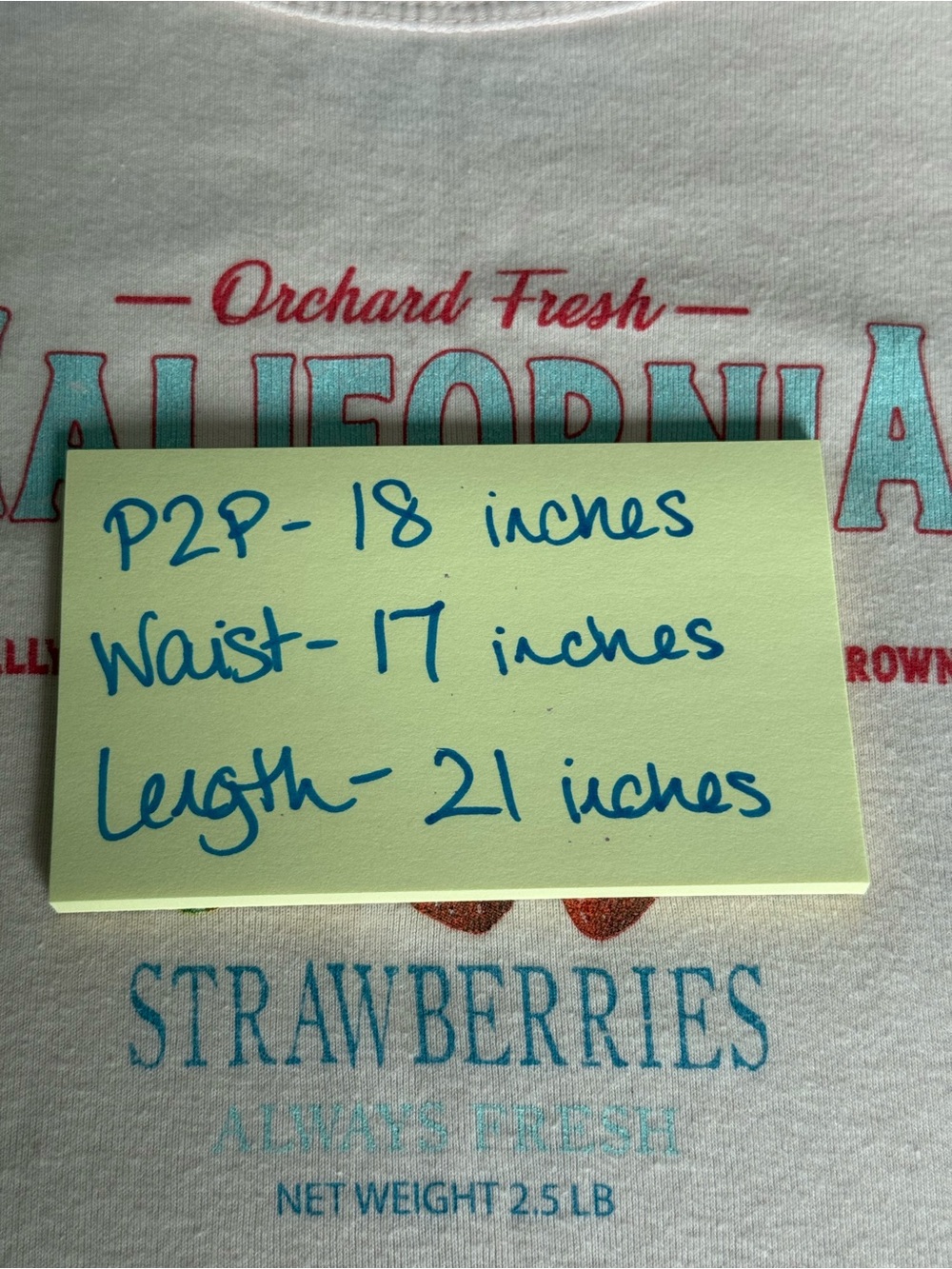 Vinyl Icons California Strawberries Graphic Tank EUC - Picture 7 of 7